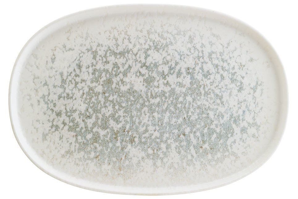 Lunar Ocean Porselen Oval Tabak 34 cm