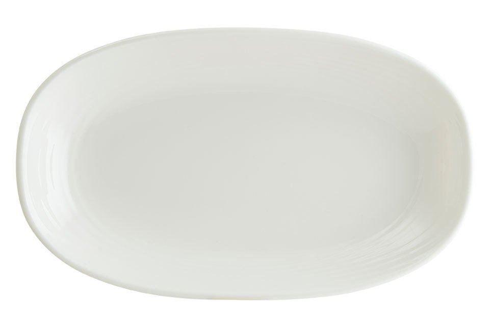 Porselen Gourmet Oval Kayık Tabak