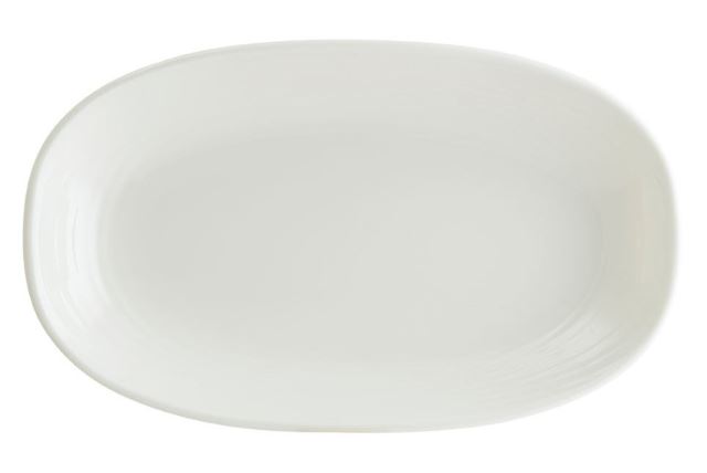 Porselen Gourmet Oval Kayık Tabak